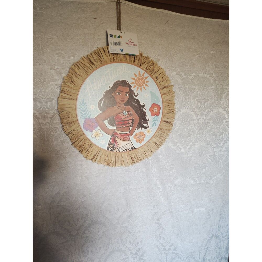 🌺 Disney Princess Moana Wall Decor – NEW w/ Tags 🌴